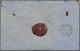 Hongkong: 1865, QV 8 C. Orange Single Frank Canc. "B62" On Cover Endorsed "PEr Steamer Emen" To Bomb - Sonstige & Ohne Zuordnung