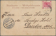 Hongkong: 1902/06: KEVII 10 C. (pair) Tied "REGISTERED (HONG) KONG AU 26 06" To Reg. Cover To Hambur - Sonstige & Ohne Zuordnung