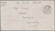 Hongkong: 1921, To Hobart/Tasmania: Australia Paquebot, KGV 10 C. Ultra Tied "BRISBANE 3 QUEENSLAND - Other & Unclassified