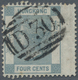 Hongkong - Treaty Ports: Hiogo: 1863, 4 C. Grey, A Right Jumbo Margin Copy Canc. Full Strike "D30" O - Other & Unclassified