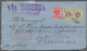 Hongkong - Treaty Ports: Tientsin, 1914: KGV 4 C. Scarlet, 20 C. (pair) Tied "TIENTSIN BPO FEB 10 14 - Sonstige & Ohne Zuordnung