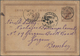 Delcampe - Hongkong - Ganzsachen: 1894-95: Three Different Postal Stationery Cards Used From Hong-Kong To Bomba - Ganzsachen