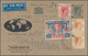 Hongkong - Ganzsachen: 1946, Card KGVI 2 C.uprated KGVI 4 C. Pair, 15 C. With Victory 30 C. Canc. "R - Postal Stationery