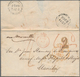 Hongkong - Besonderheiten: 1857, Vermillion Crowned Circle "PAID AT HONG KONG" W. "HONG KONG 25 FEB - Other & Unclassified