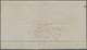 Indien: 1857 Manuscript Cancellation On 1854 Lithographed 1a. Red, Die I, On Entire From Honzoor Pos - Other & Unclassified