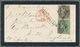Indien: 1858 (1st Feb.): Mourning Cover From Mhow To England Via Marseilles Franked By 1854 2a. Gree - Sonstige & Ohne Zuordnung