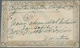 Indien: 1861 Small Ornamentic Envelope Used REGISTERED From Erinpoora To Umritsur, Franked On The Re - Andere & Zonder Classificatie