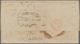 Indien: 1864 Forwarded Cover From Calcutta To Allahabad Franked By 1863 2a. Yellow (no Wmk) Tied By - Other & Unclassified