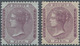 Indien: 1860 East India 8p. Purple On Bluish Paper, MINT NEVER HINGED, Few Slightly Shortened Perfs - Other & Unclassified