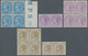 Delcampe - Indien: 1865-76 Group Of 43 East India Stamps Mint, 15 Different (denom. And Colour Shades), With 18 - Sonstige & Ohne Zuordnung