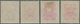 Indien: 1895, Complete Set Of QV 2r. Carmine & Yellow-brown To 5r., Mint Never Hinged, Plus 2r. Carm - Andere & Zonder Classificatie