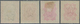 Indien: 1895, Complete Set Of QV 2r. Carmine & Yellow-brown To 5r., Mint Never Hinged, Plus 2r. Carm - Other & Unclassified