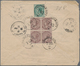 Indien: 1899 Registered Cover From Peshawar To Bukhara Via Aden, Suez And Odessa, Franked On Back By - Sonstige & Ohne Zuordnung