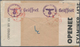 Indien: 1943, ½A And 3As September 1943 On Triple Censored Cover To The International Red Cross, Gen - Other & Unclassified