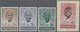 Indien: 1948, 1st Anniversary Of Independence (Gandhi Memorial Issue), Complete Set Of Four Values, - Andere & Zonder Classificatie