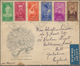 Indien: 1952 (1 Oct.): Saints & Poets Complete Set On Illustrated FDC Addressed To England, Tied By - Other & Unclassified