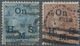 Indien - Dienstmarken: 1874-82 Officials ½a. Blue And 1a. Brown Both With "On H.M.S." Overprint (Typ - Francobolli Di Servizio