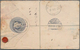 Indien - Used Abroad: PERSIA 1901: Indian Postal Stationery Registered Envelope 2a. Ultramarine Used - Sonstige & Ohne Zuordnung