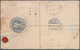 Indien - Used Abroad: PERSIA 1901: Indian Postal Stationery Registered Envelope 2a. Ultramarine Used - Other & Unclassified