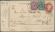 Indien - Feldpost: 1896, ONE Anna On 9 P 'Soldiers' & Seamen's Envelope', Uprated With 1/2 A Blue-gr - Militärpostmarken