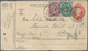 Indien - Feldpost: 1896, ONE Anna On 9 P 'Soldiers' & Seamen's Envelope', Uprated With 1/2 A Blue-gr - Military Service Stamp