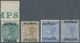 Indien - Konventionalstaaten: GWALIOR 1885: Four Mint Stamps Of First Issues, With 2a. Blue (Space 1 - Sonstige & Ohne Zuordnung