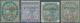 Indien - Konventionalstaaten: NABHA 1885-1900: Complete Set Of Four Optd. "NABHA/STATE" In Red, Addi - Other & Unclassified