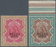 Indien - Konventionalstaaten: NABHA 1885-97: QV 2r. Carmine & Yellow Brown (mint With Hinge Marks) A - Andere & Zonder Classificatie