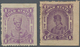 Indien - Feudalstaaten: IDAR 1940/1943: Two Postal Fiscal Stamps 1a. Violet, The First One Issued In - Sonstige & Ohne Zuordnung