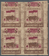 Indonesien - Vorläufer: Java, 1945, Independence 20 S. Buffalo And Flag, In Brown Only, A Block Of F - Indonesien