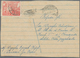 Indonesien - Vorläufer: Java, 1946, 100 S. Red Tied "WA(NASAR) 13.12.48" To Private Card Form To Jog - Indonesië