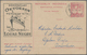 Indonesien - Vorläufer: 1946, Stationery Card 10 S. Red Canc. "MAGELANG 18.10.46" To Poerwokerto. - Indonesien