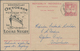 Indonesien - Vorläufer: 1946, Stationery Card 10 S. Red Canc. "MAGELANG 18.10.46" To Poerwokerto. - Indonesia