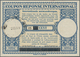 Indonesien: 1949, International Reply Coupon IRC, Surcharged 25 CENT On Old DEI Form Canc. "SEMARANG - Indonesië