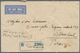 Irak: 1923, 3 X 1 A Brown And 3 X 2 A Orange-buff, Mixed Franking On Registered Airmail Cover From E - Irak
