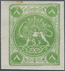 Iran: 1875, Rouletted Lion Issue, 8ch. Yellow-green, Bright Colour, Full To Wide Margins, Mint Origi - Iran