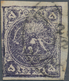 Iran: 1878, Lion Issue, 5kr. Violet, Type C, Some Imperfections, Postally Used "TABRIZ", Signed And - Iran