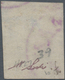 Iran: 1878, Re-engraved Lion Issue, 5kr. Purple-bronze, Type C, Touched At Left, Slight Thin Spot, P - Iran