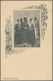 Iran: 1903, Pictorial Stat. Postcard 5ch. 'Shah Muzzafar-ad-Din' Surch. In Violet '3 Chahis' With Pi - Iran