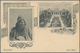 Iran: 1904, Pictorial Stat. Postcard 5ch. 'Shah Muzzafar-ad-Din' With Persian Ptg. Below Stamp Impre - Iran