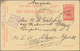 Iran: 1915, Card 5 Ch. Tied "HAMDAN 26 IV 15" Via "RECHT 2-V 15" To Tomkinsville/NY, USA. Two Russia - Iran