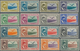 Iran: 1930, Airmails, 1ch.-3t., Complete Set Of 17 Values, Fresh Colours, Partly Some Irregular Perf - Iran