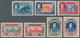 Iran: 1949-50, 1933-34, Shah Mohammed Reza Pahlevi Complete Set Of 16 Values Mint Hinged, Few Stamps - Iran