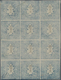 Japan: 1871, Dragons 100 Mon Plate I Native Laid Paper, A Block Of 12 (3x4) Pos. 12/14 To 36/38 With - Other & Unclassified