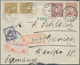 Japan: 1899, 8 SN Blue-violet, 4 SN Olive-brown, 1 SN Brown, 3 SN Lilac Brown, Wonderful Four-color- - Andere & Zonder Classificatie