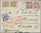 Japan: 1899, 8 SN Blue-violet, 4 SN Olive-brown, 1 SN Brown, 3 SN Lilac Brown, Wonderful Four-color- - Other & Unclassified