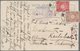 Japanische Post In China: 1911, Oval Violet "I.J.P.O. No. 1 MOUKDEN-CHANGCHUN 22.9.11 SOUTH MANCHURI - 1943-45 Shanghai & Nanking