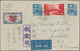 Japanische Post In Korea: 1937/39, Fuji Deer White Paper 20 S. (2), Nikko NP 10 S. Tied "Kanghwamun - Militaire Vrijstelling Van Portkosten