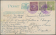 Japan - Besonderheiten: 1899/1906, Ship Post Offices: Kiku 1/2 S., 1 1/2 S. Violet And 2 S. Tied Two - Other & Unclassified