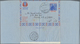 Jemen - Königreich: 1968 Commercially Used Aerogram From Camp Mansur To Amman Jordan, Very Interesti - Yemen